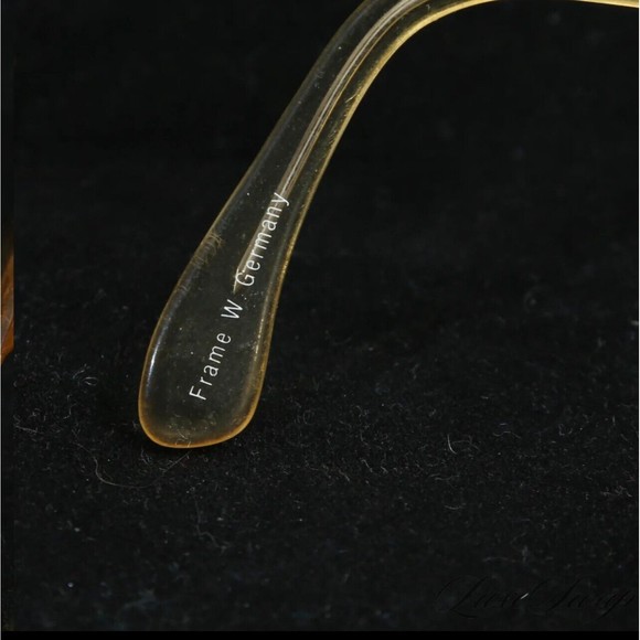 Vintage American Optical Made In West Germany Honey Peach Continental Frames - Picture 6 of 7